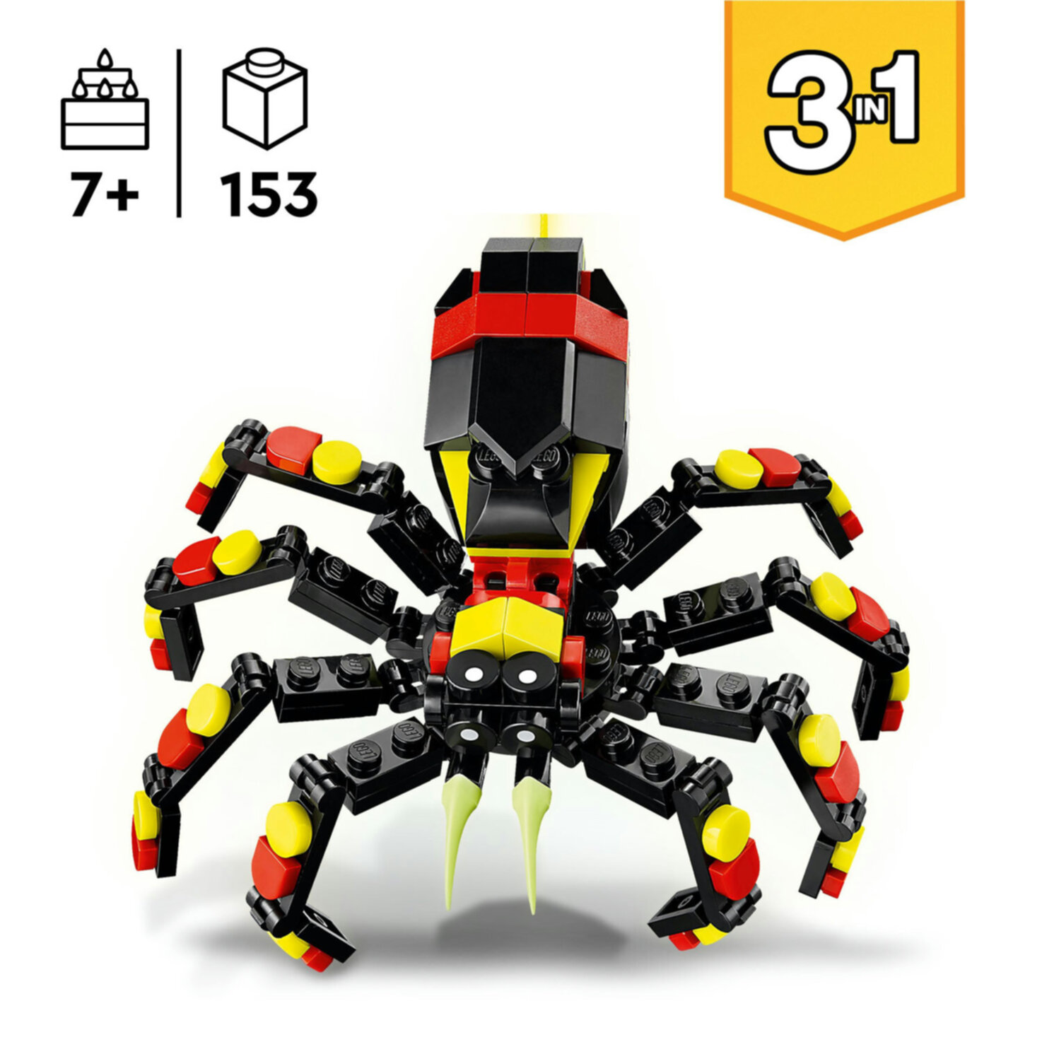 LEGO® Creator 31159 3in1 Wilde Tiere: Überraschungsspinne ab 7 Jahren