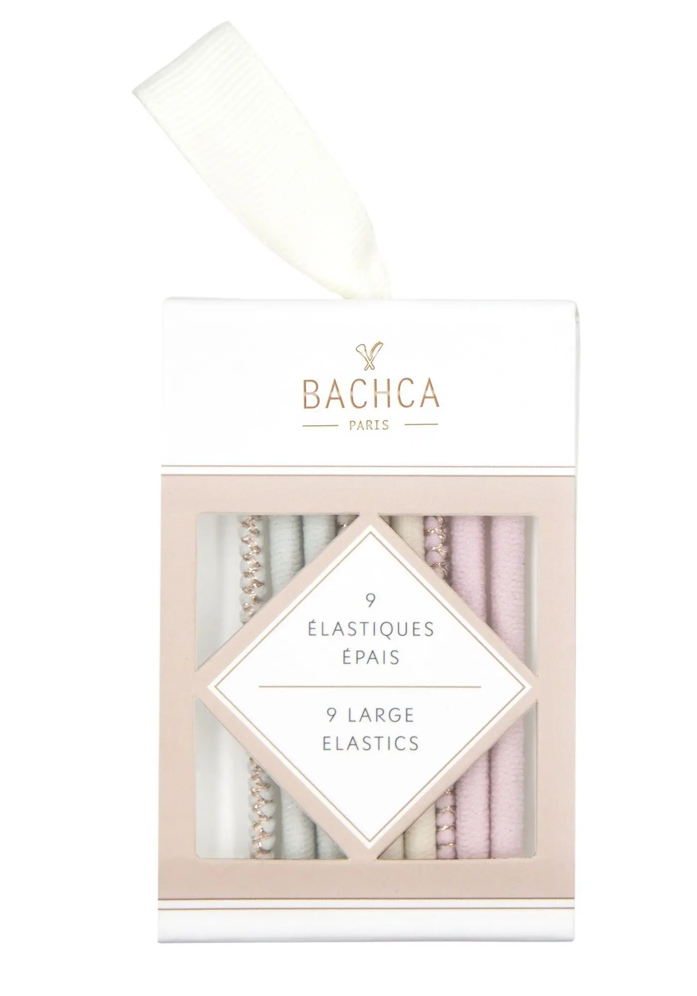 Bachca - BACHCA Elastiques Epais Couleur x9- Élastique, barrette et pince