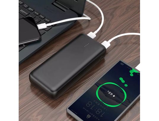 AKASHI - Batterie externe Power Bank 20000mAh - ALTPB20COMPBL