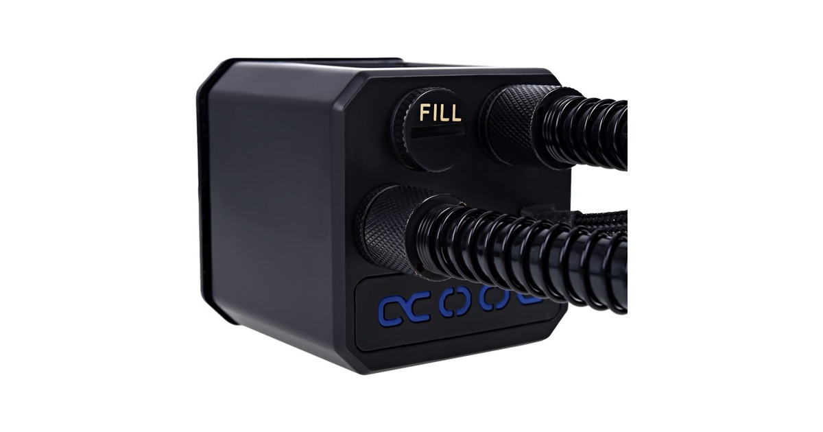 AlphacoolEisbaer 360 CPU waterkoeling  (Zwart, 4-pins PWM fan-connector)