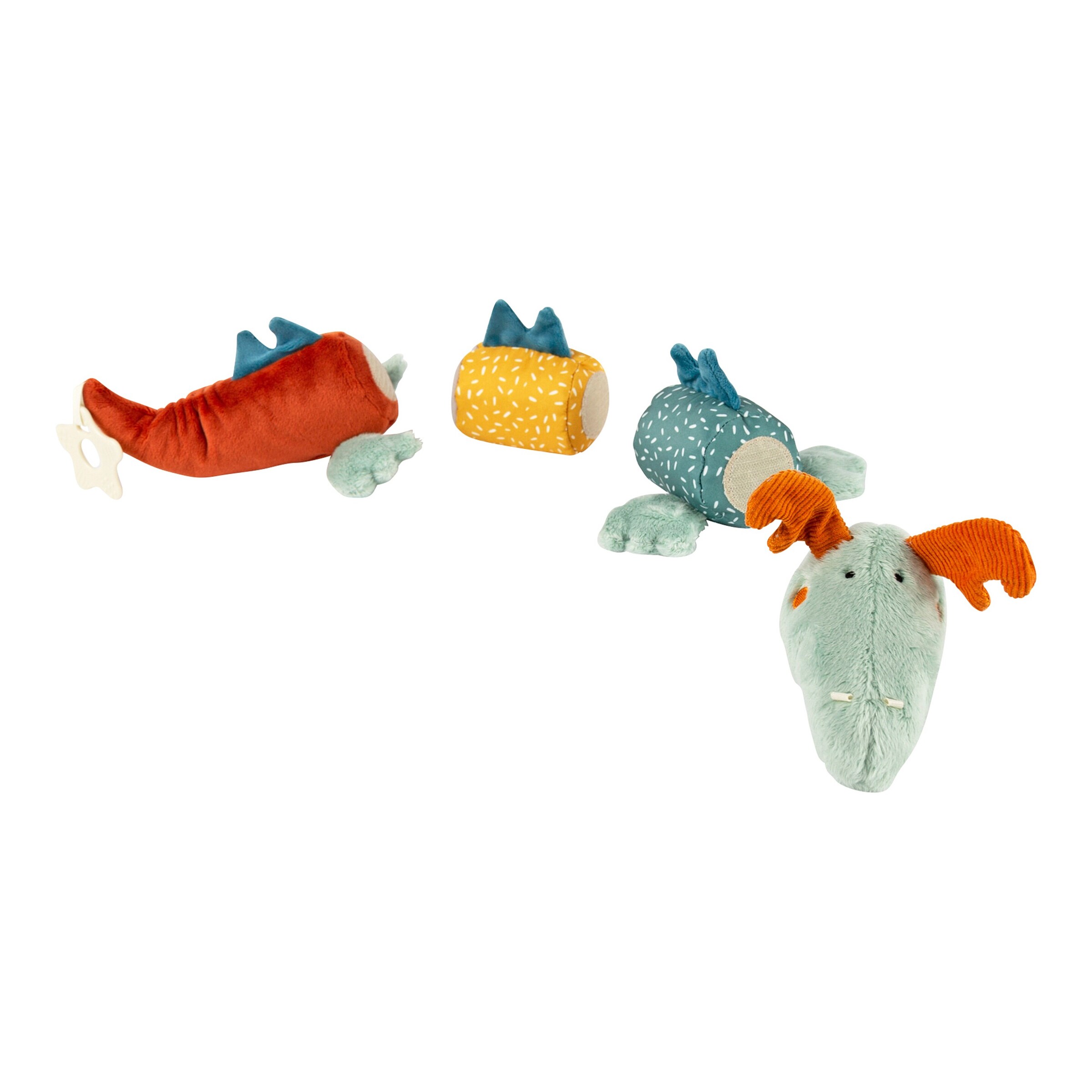 Sigikid Kuscheltier Aktiv Klett-Drache Yellow
