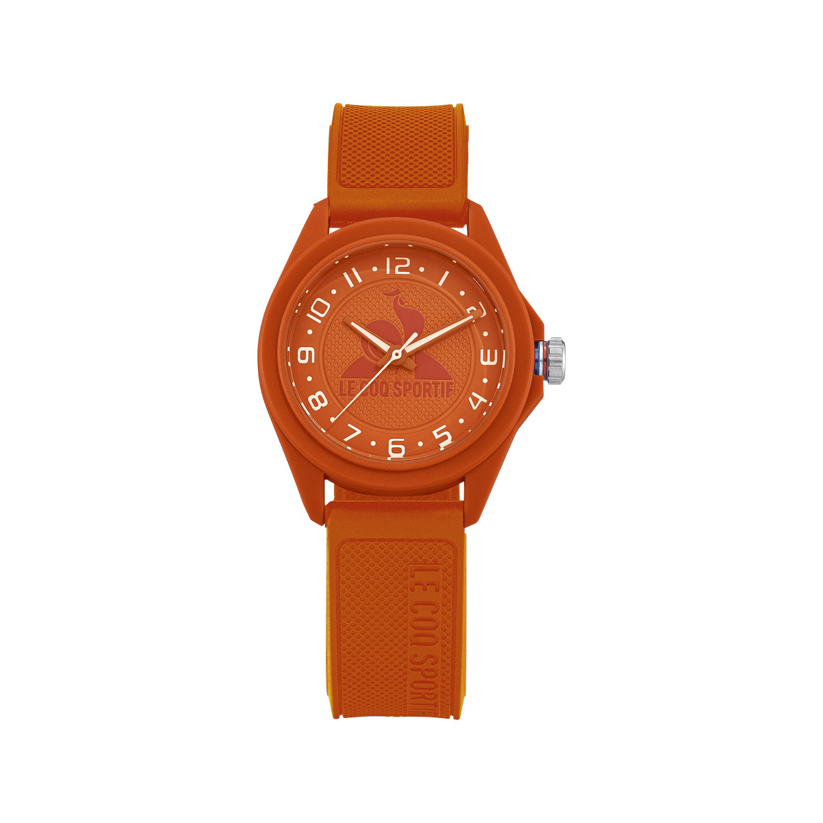 Montre LE COQ SPORTIF monochrome enfant bracelet plastique orange