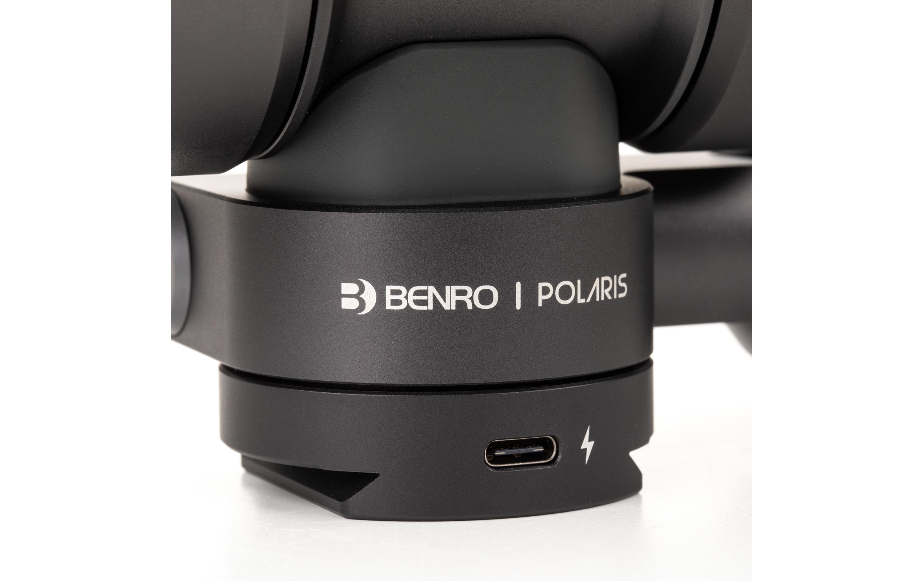 Stativkopf Polaris Astro 3-Achsen<br>Elektrischer 3-Achsen-Stativkopf mit integriertem Kamera-Interface-Controller