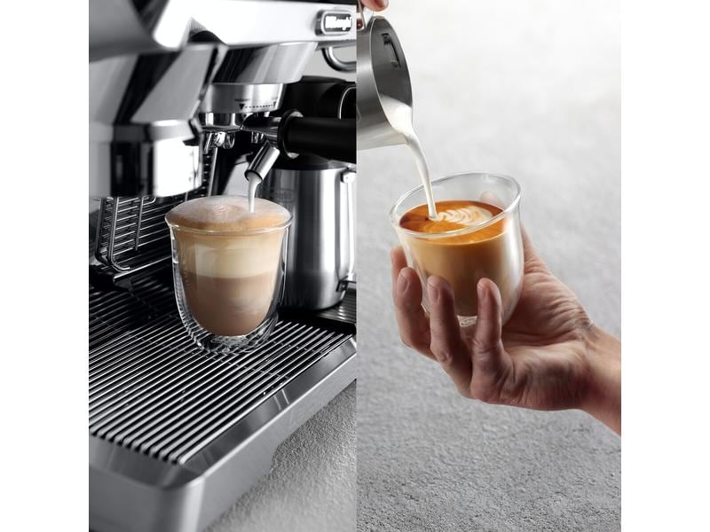 De'Longhi Siebträgermaschine La Specialista Maestro EC9865. Espressomaschine mit Siebträger und integriertem Mahlwerk