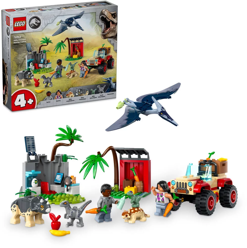 LEGO®JURASSIC WORLD™ 76963 - LE CENTRE DE SAUVETAGE DES BEBES DINOSAURES