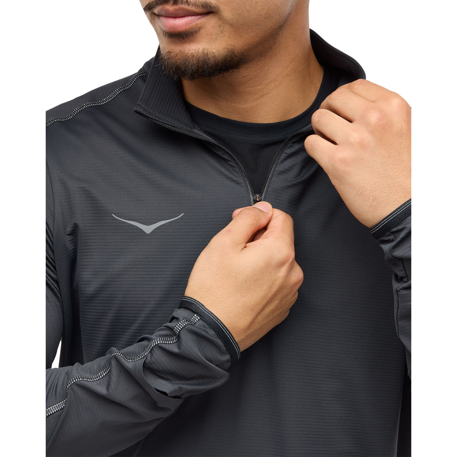 HOKA Glidetech 1/4 Zip Longsleeve T-shirt Heren