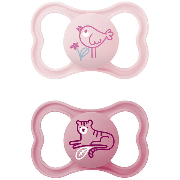 MAMMAM   Air Silikon Schnuller rose 6-16M