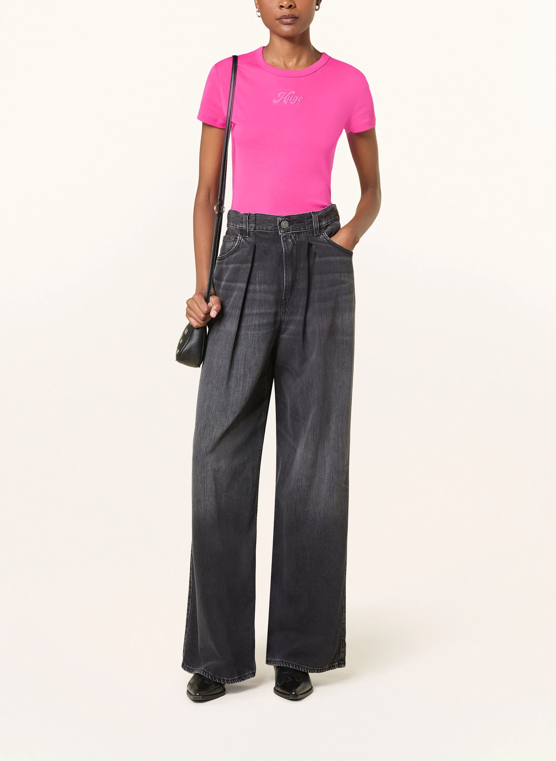 HUGO Cropped-Shirt DELANOR