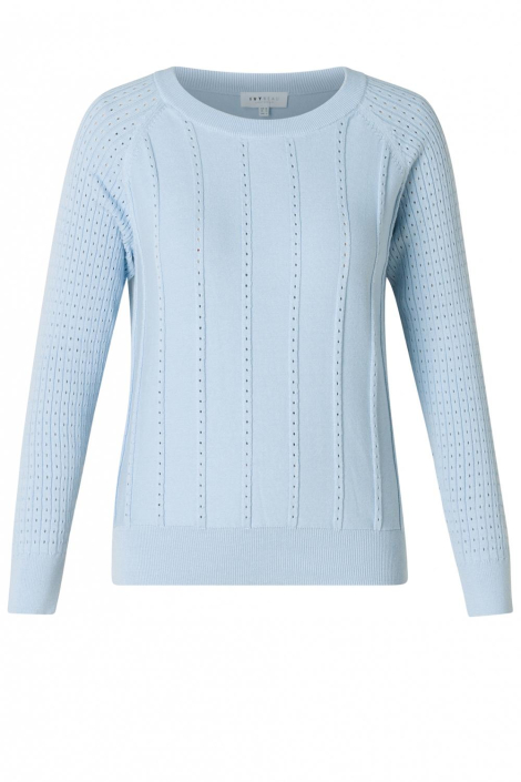 Ivy Beau blauwe dames trui