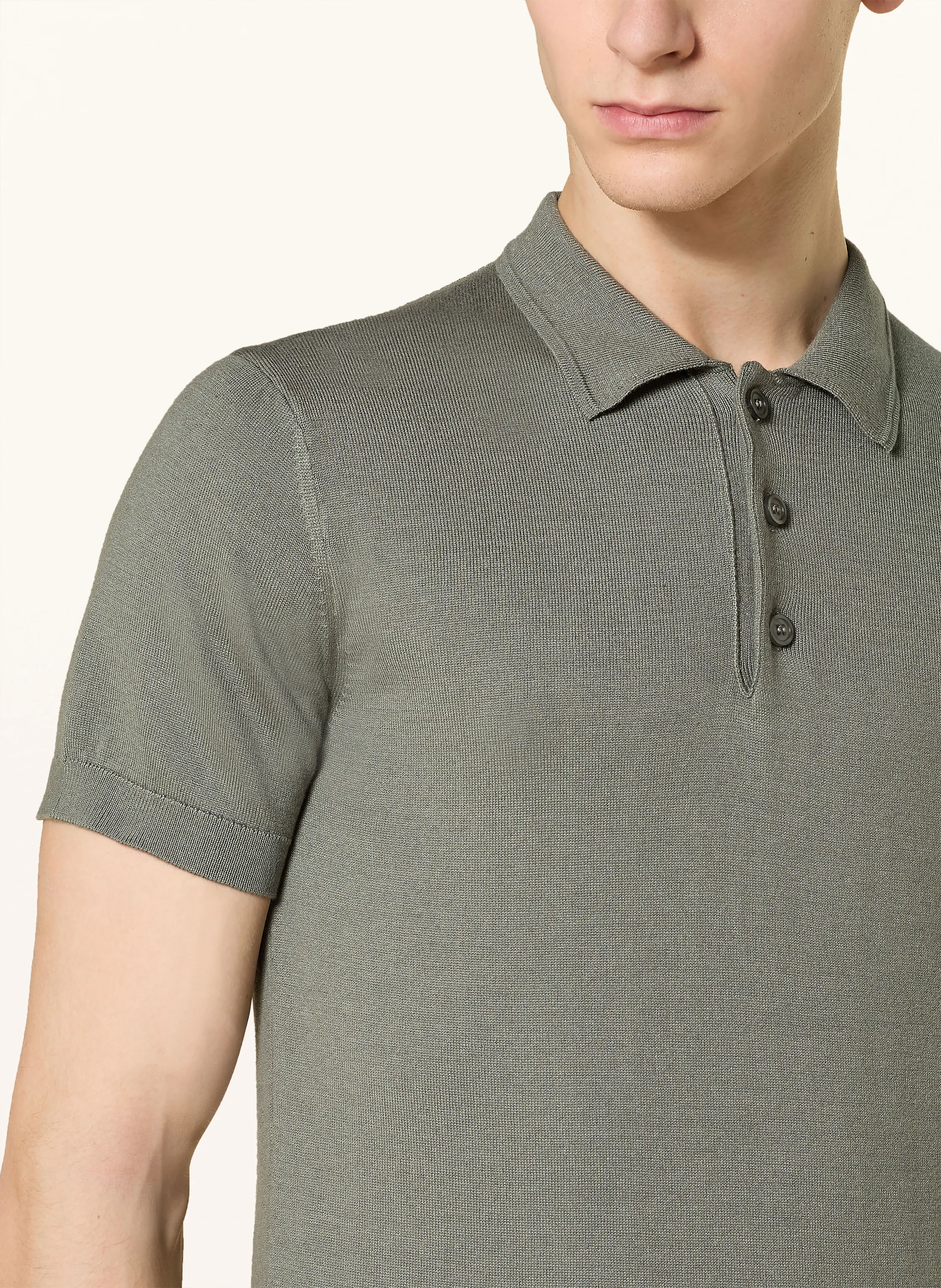 PAUL Strick-Poloshirt