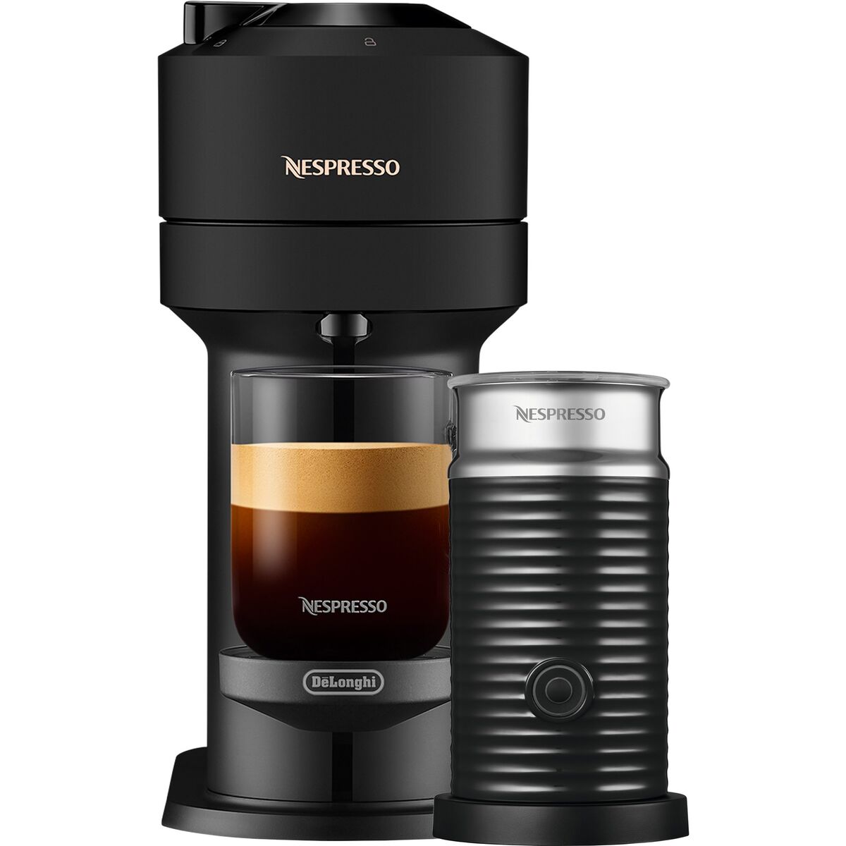 Vertuo Next Value Pack kaffemaskin og melkeskummer, svart