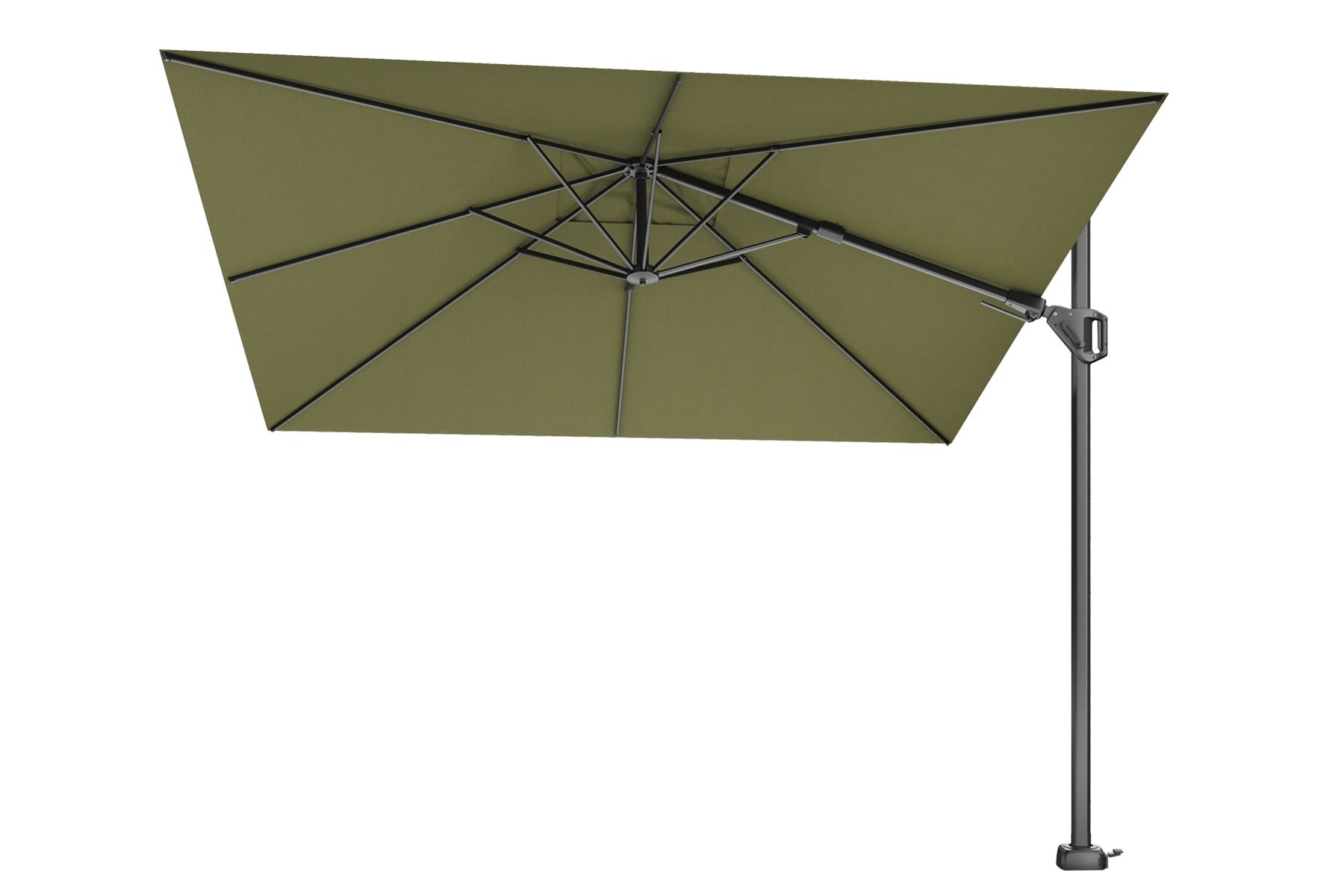 Platinum Challenger Zweefparasol T2 premium - 3x3 m. Lush Green