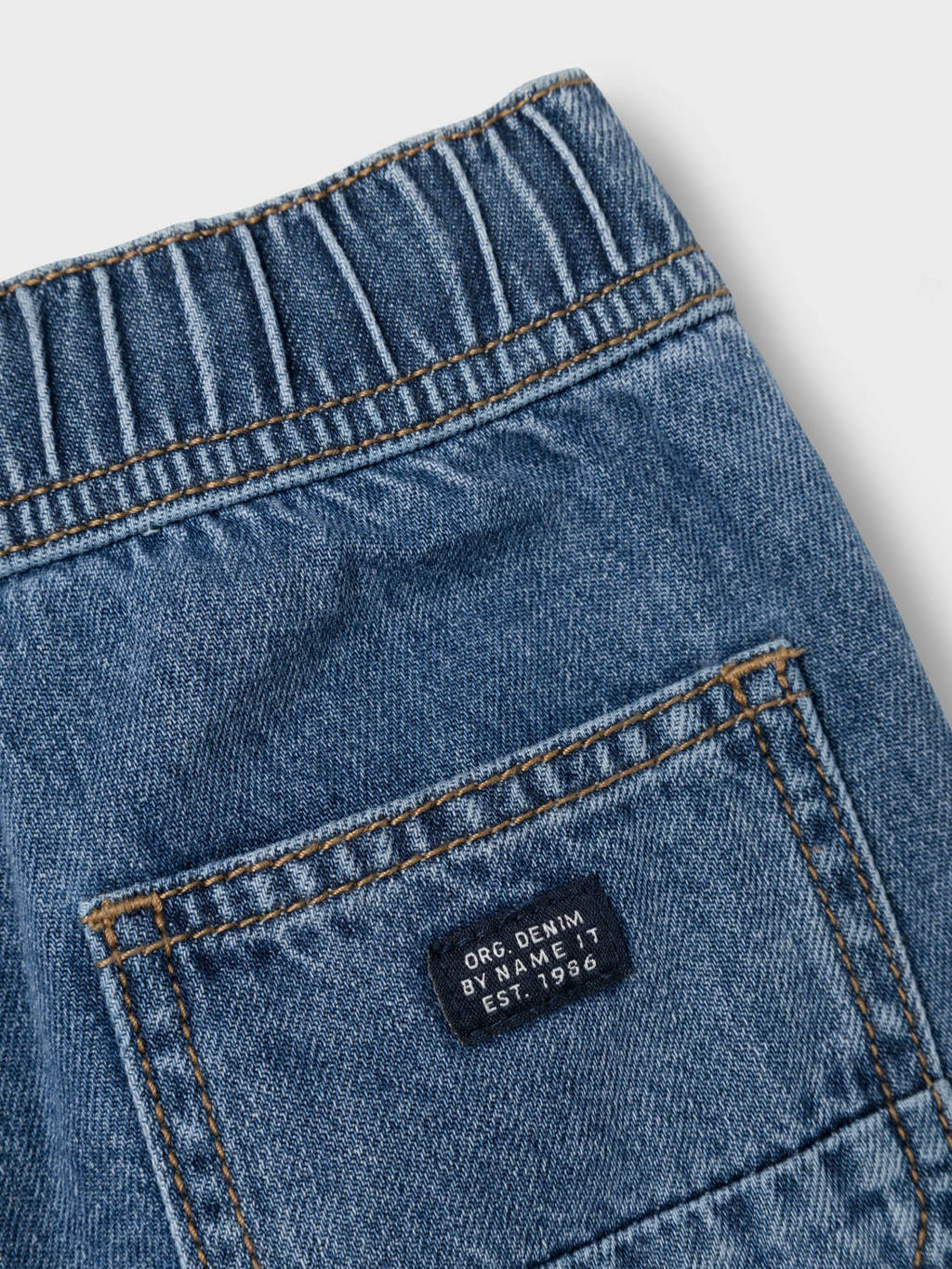 NAME IT straight leg jeans NMMRYAN dark blue denim