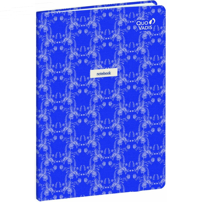 Quo Vadis - Carnet de notes - Smooth - Multicolore - Pages Points (dots) et lignées - 15x21 cm - Toile (effet tissé)