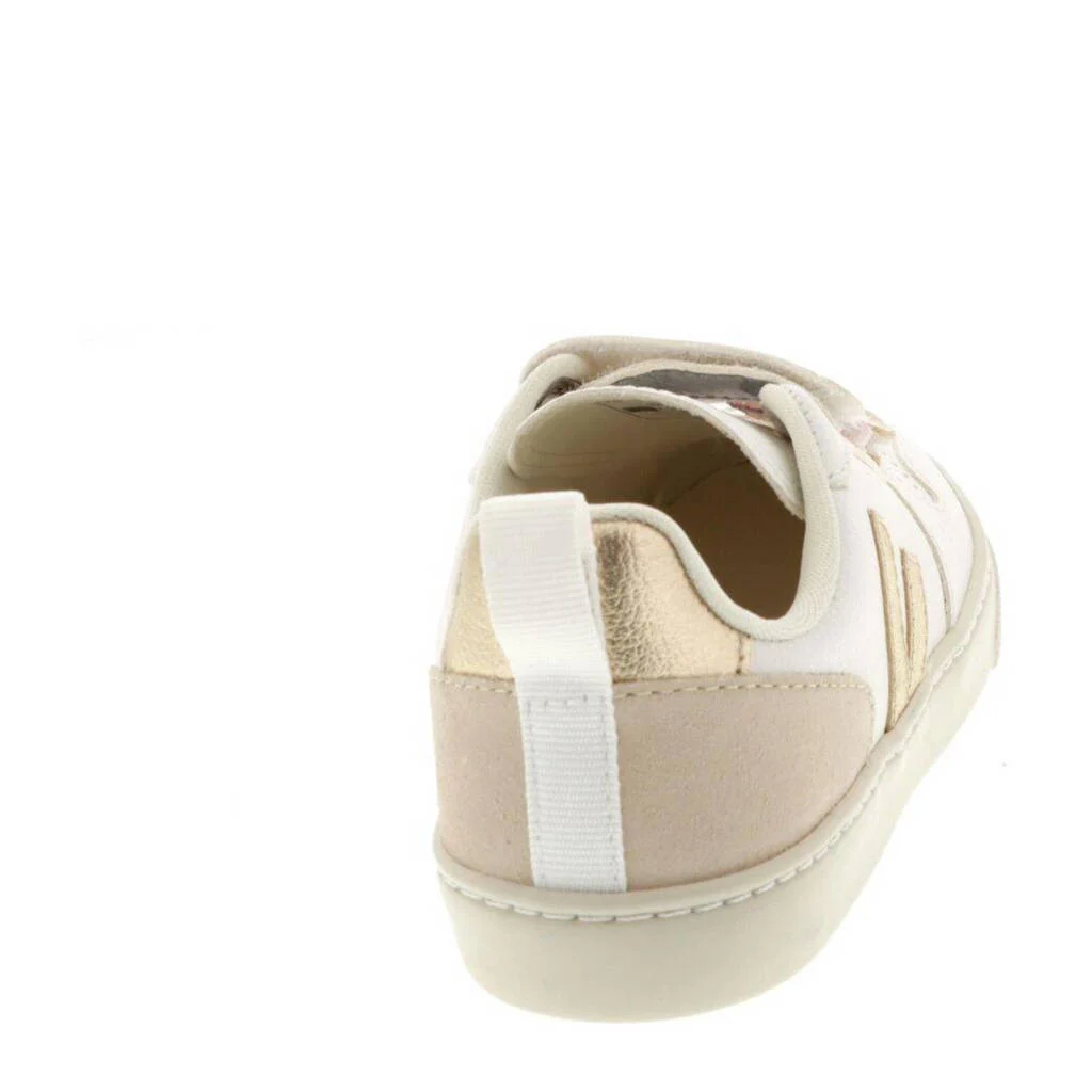 Veja leren sneakers wit/goud/roze
