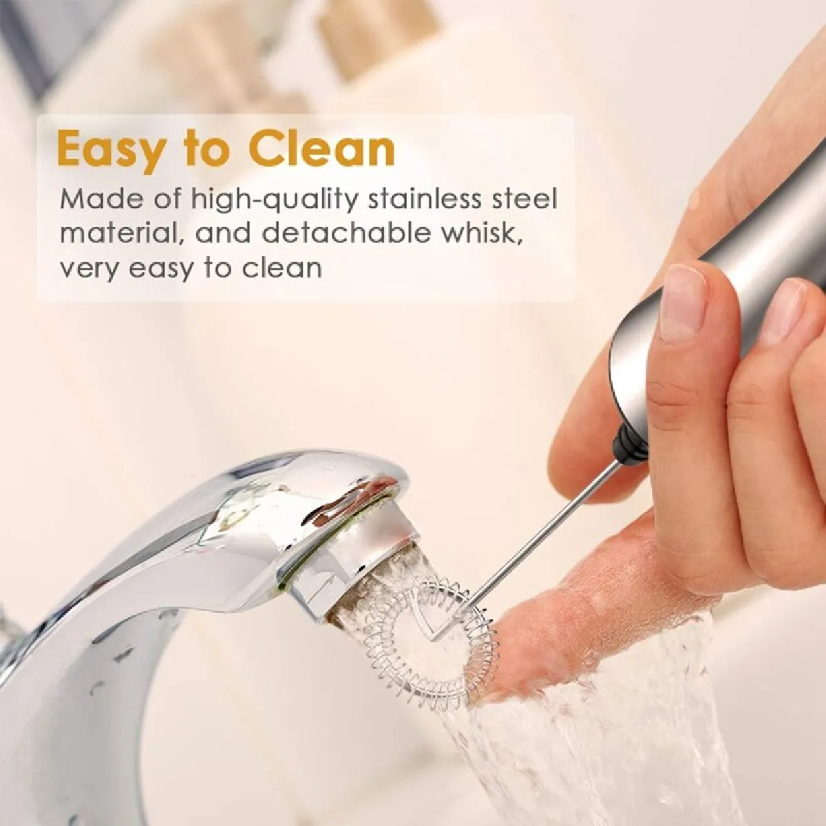 Mousseur lait rechargeable - Universal