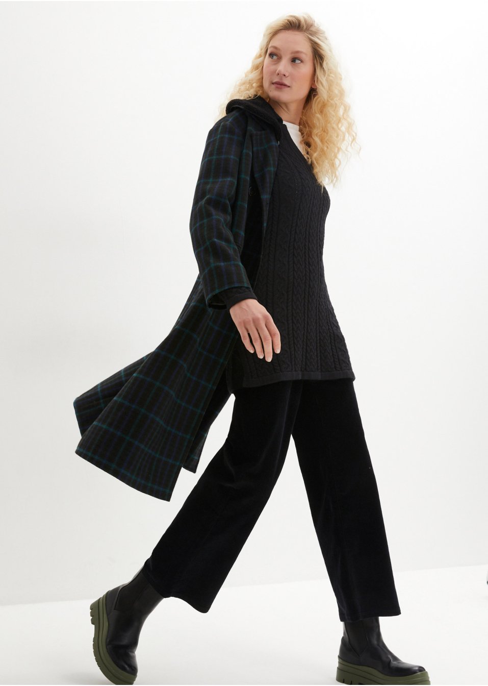 Pull ample en coton avec col polo