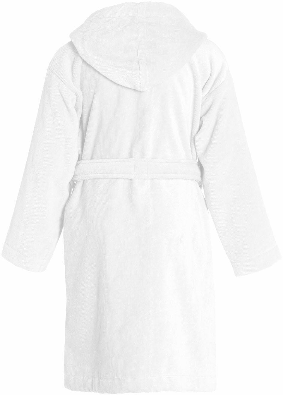Seahorse Kinderbademantel »Seahorse Pure«, 1 Stk. Langarm, aufgesetzte Taschen