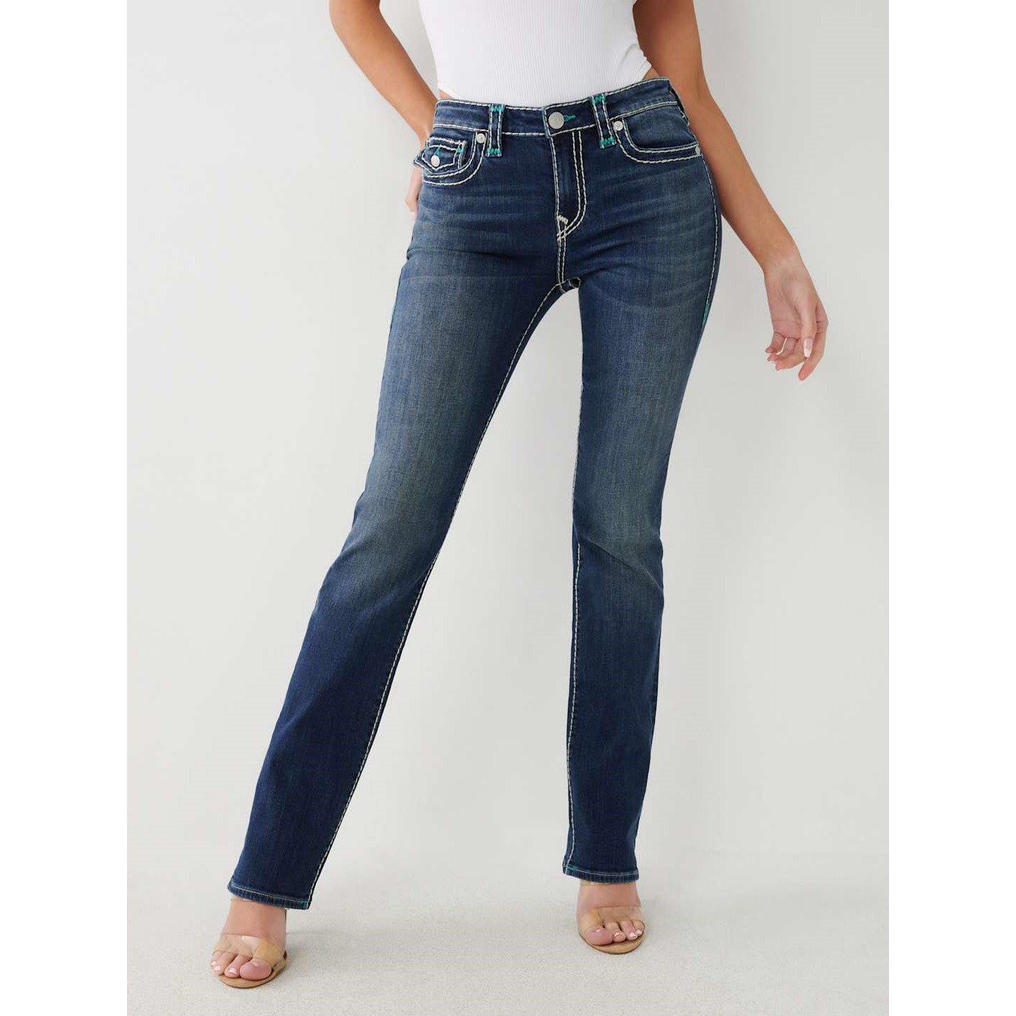 True Religion TR Billie Straight Fit Jeans Womens