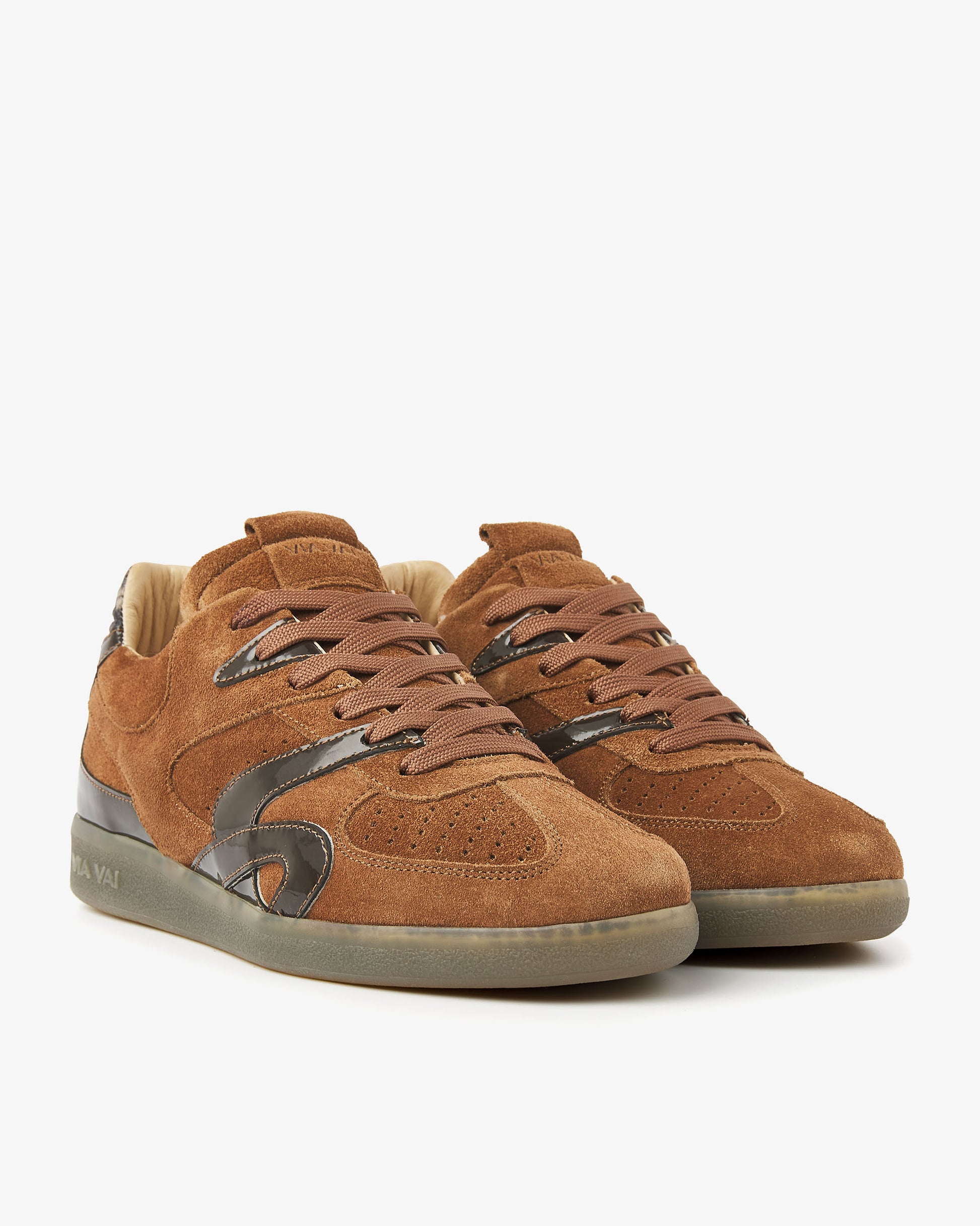 VIA VAI cognac dames sneakers Nilla Macy