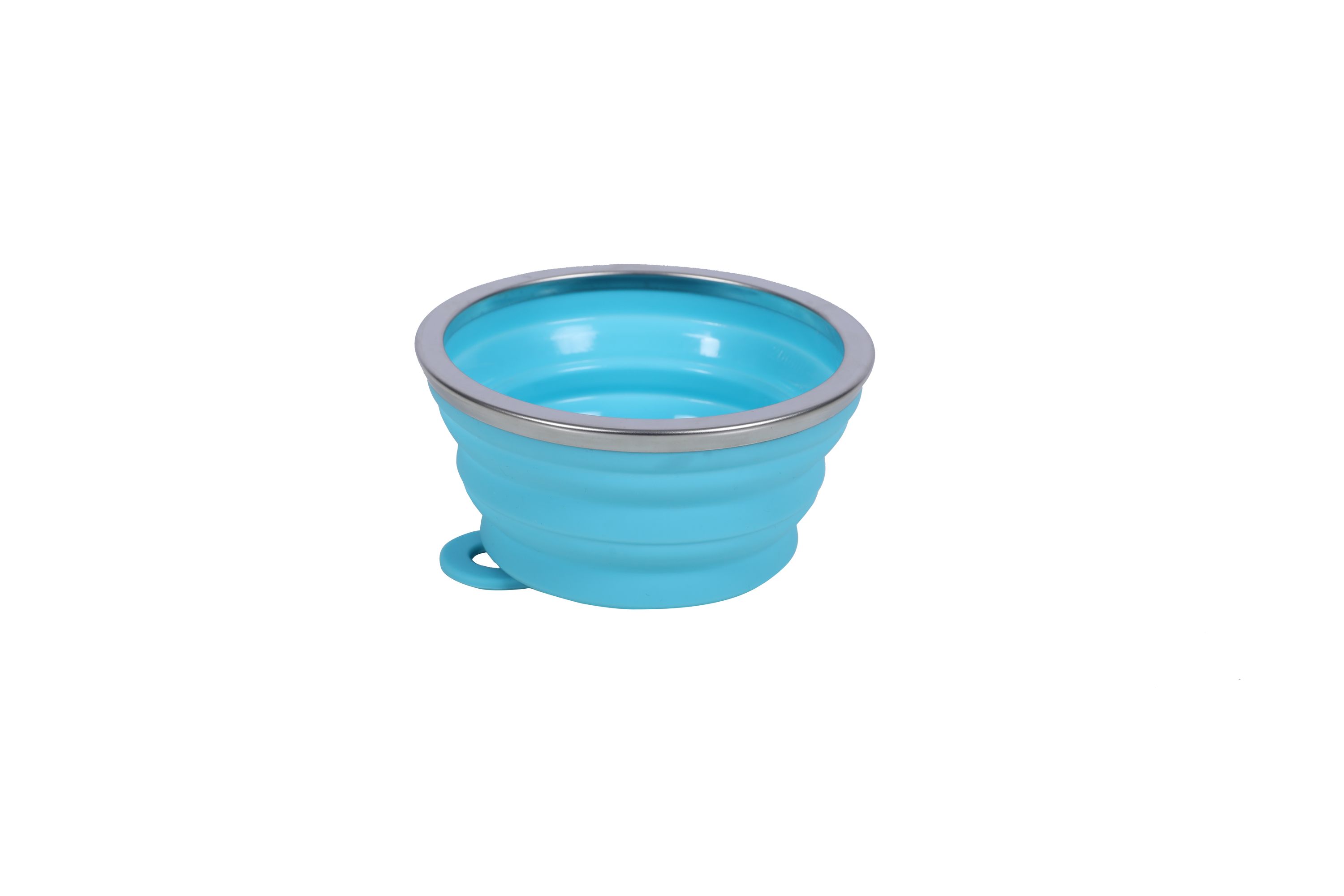 Becher Silikon faltbar blau 270 ml