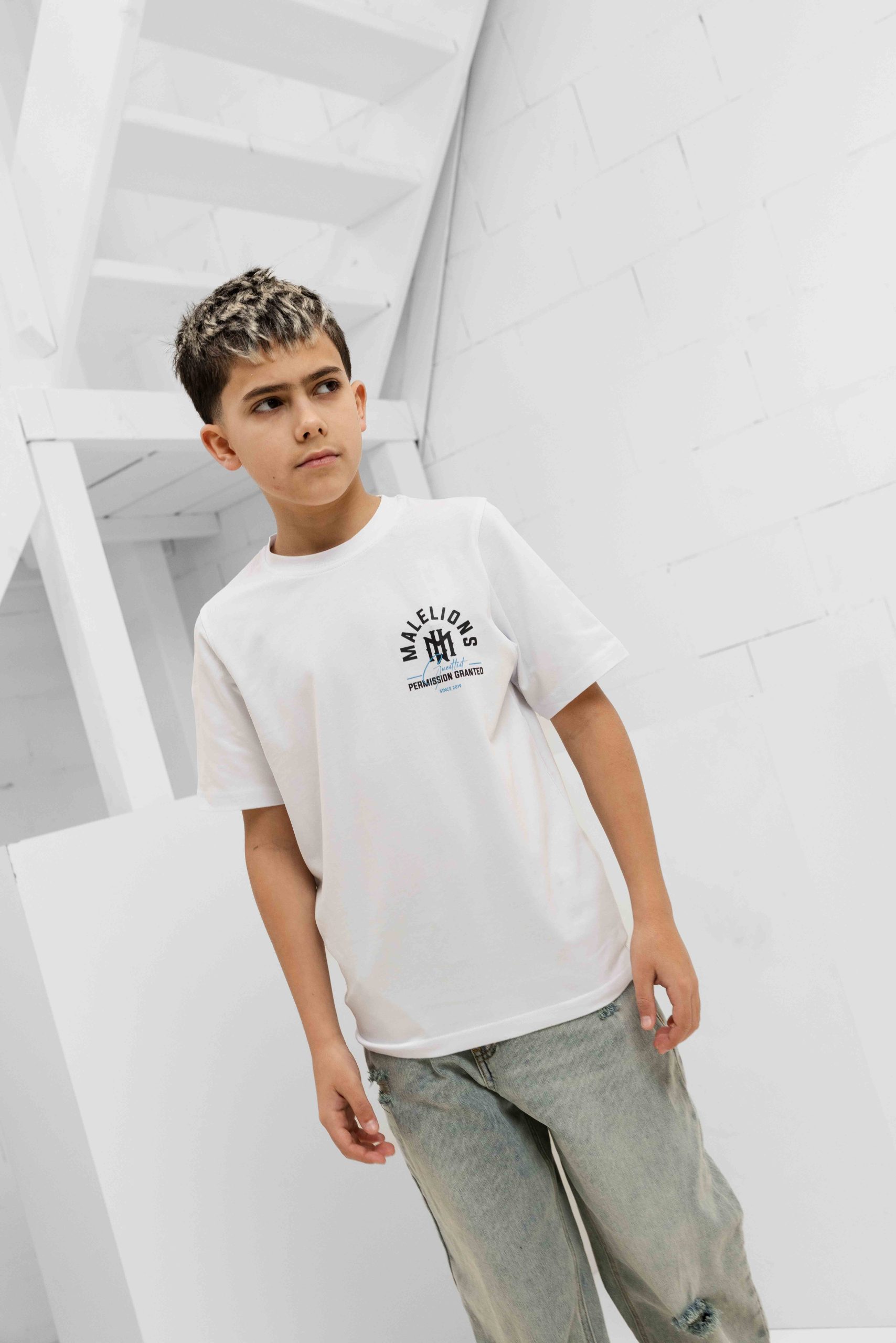 Malelions Icon T-Shirt Kids Wit