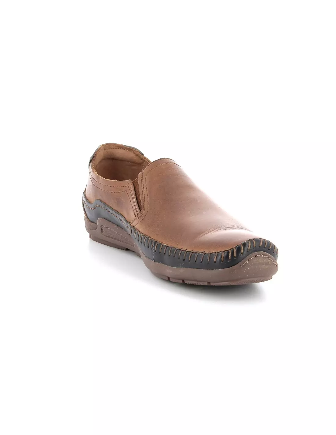 PIKOLINOS PIBALI CUIR NAVY 06H 3128 - Bateaux & mocassins Cuirbleu
