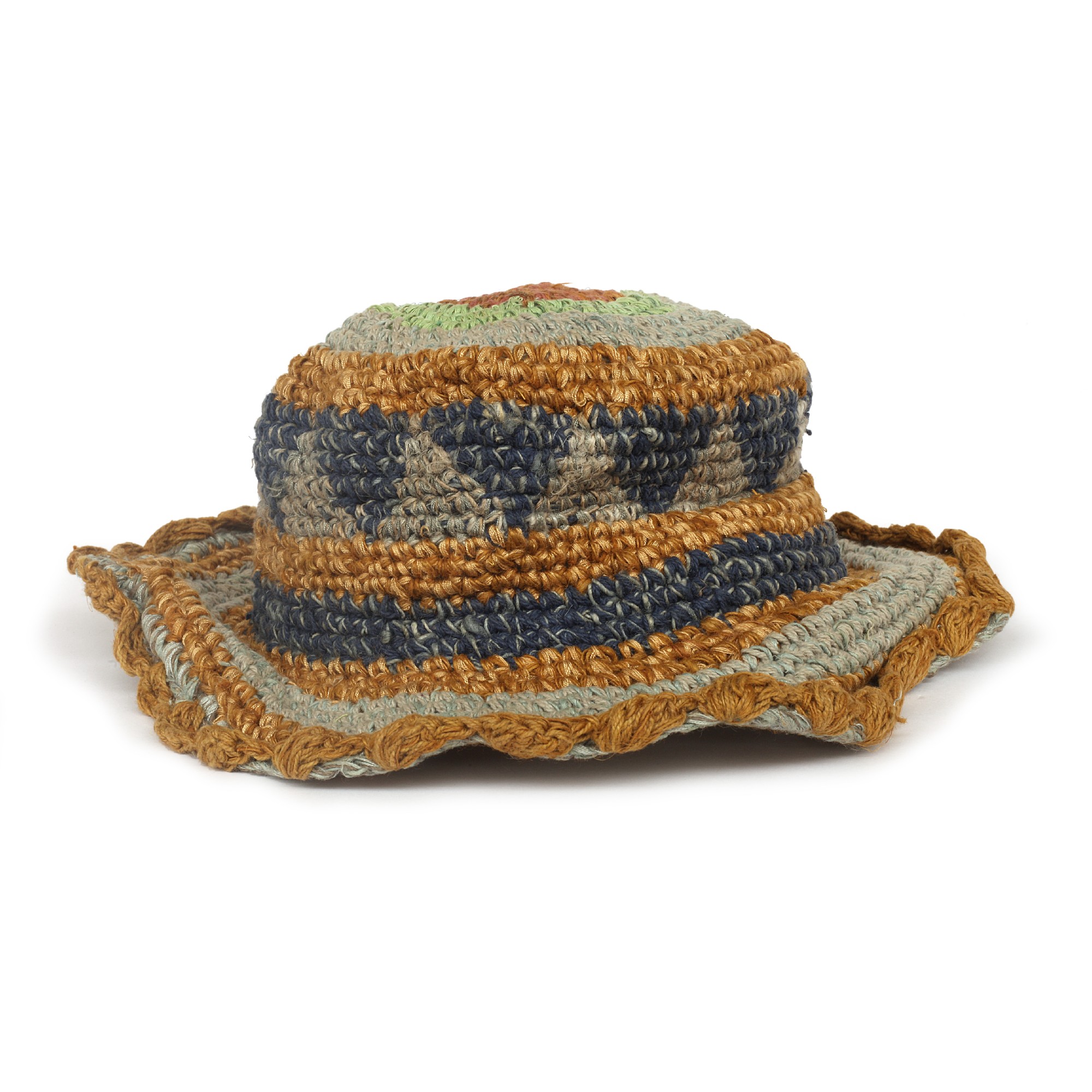 Sommerhut, multicolor, aus Hanf und Baumwolle günstig bestellen