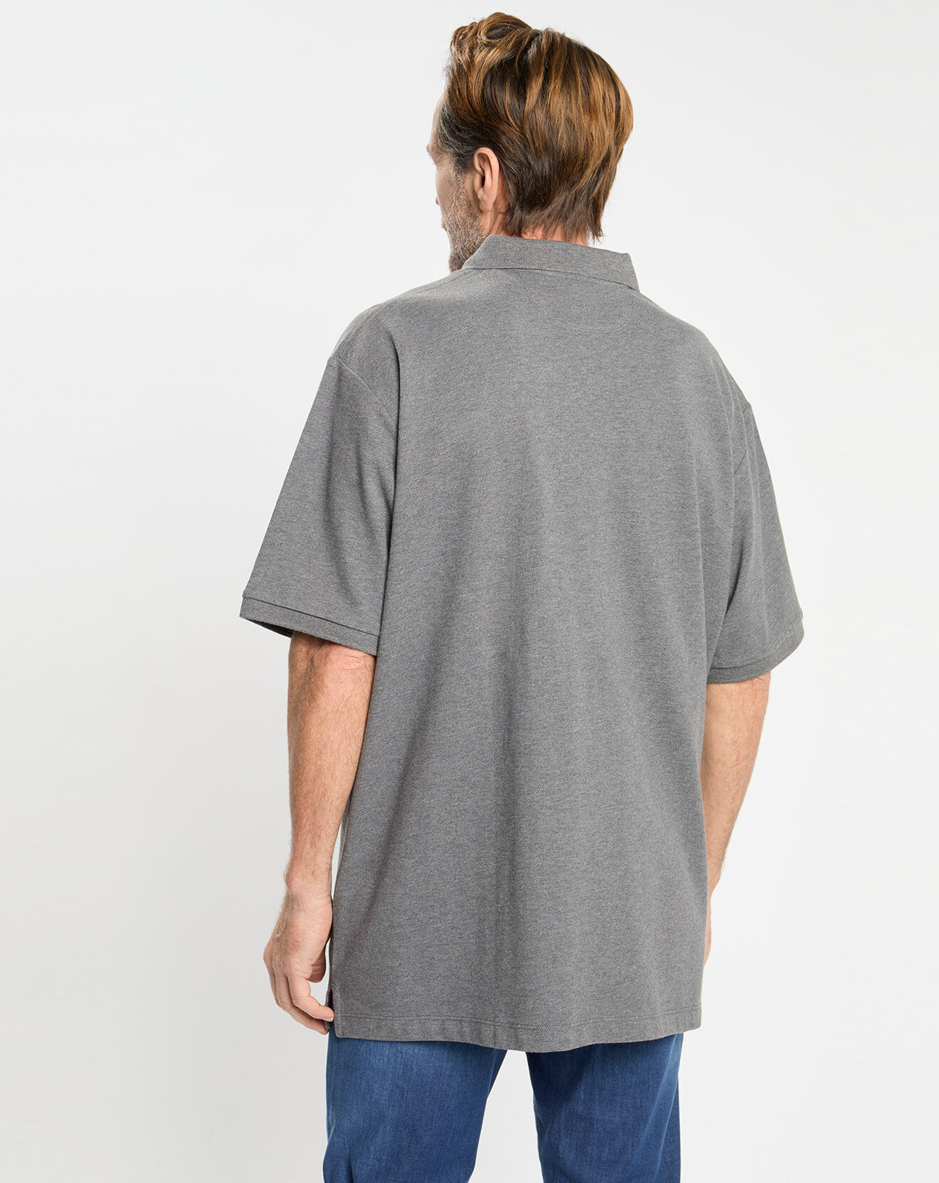 Hackett London Polo Classic Fit gris foncé