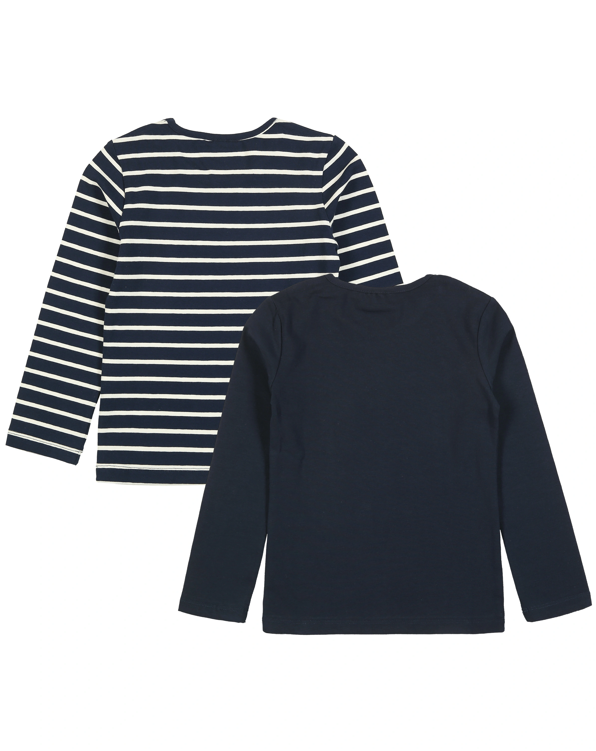 T-Shirt RINGEL 2er-Pack in navy