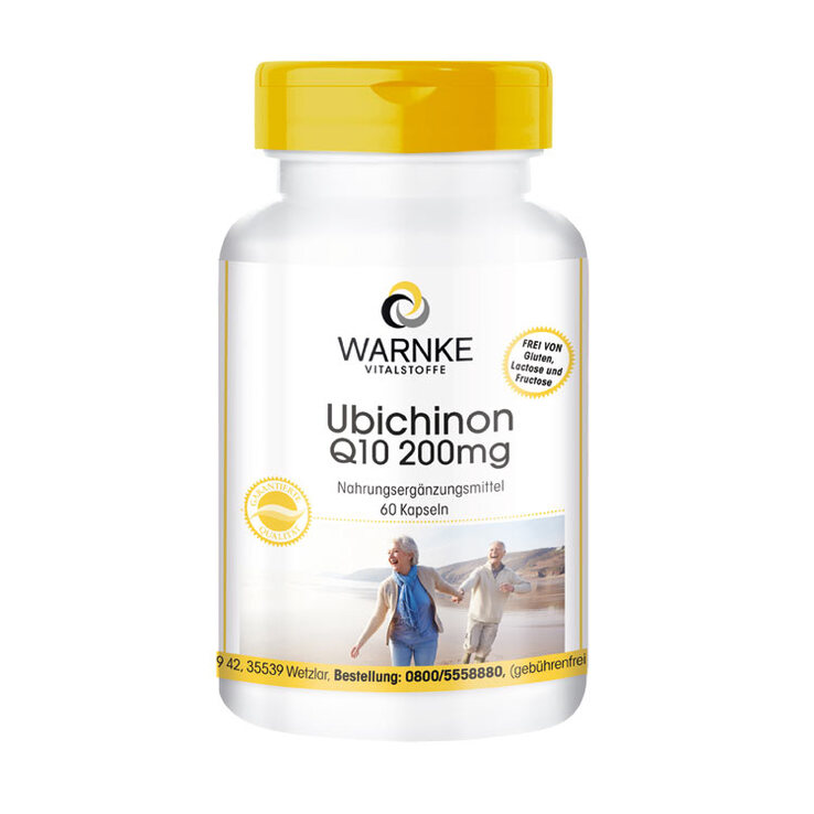 Ubichinon Q10 200 mg Kapseln, 60 St