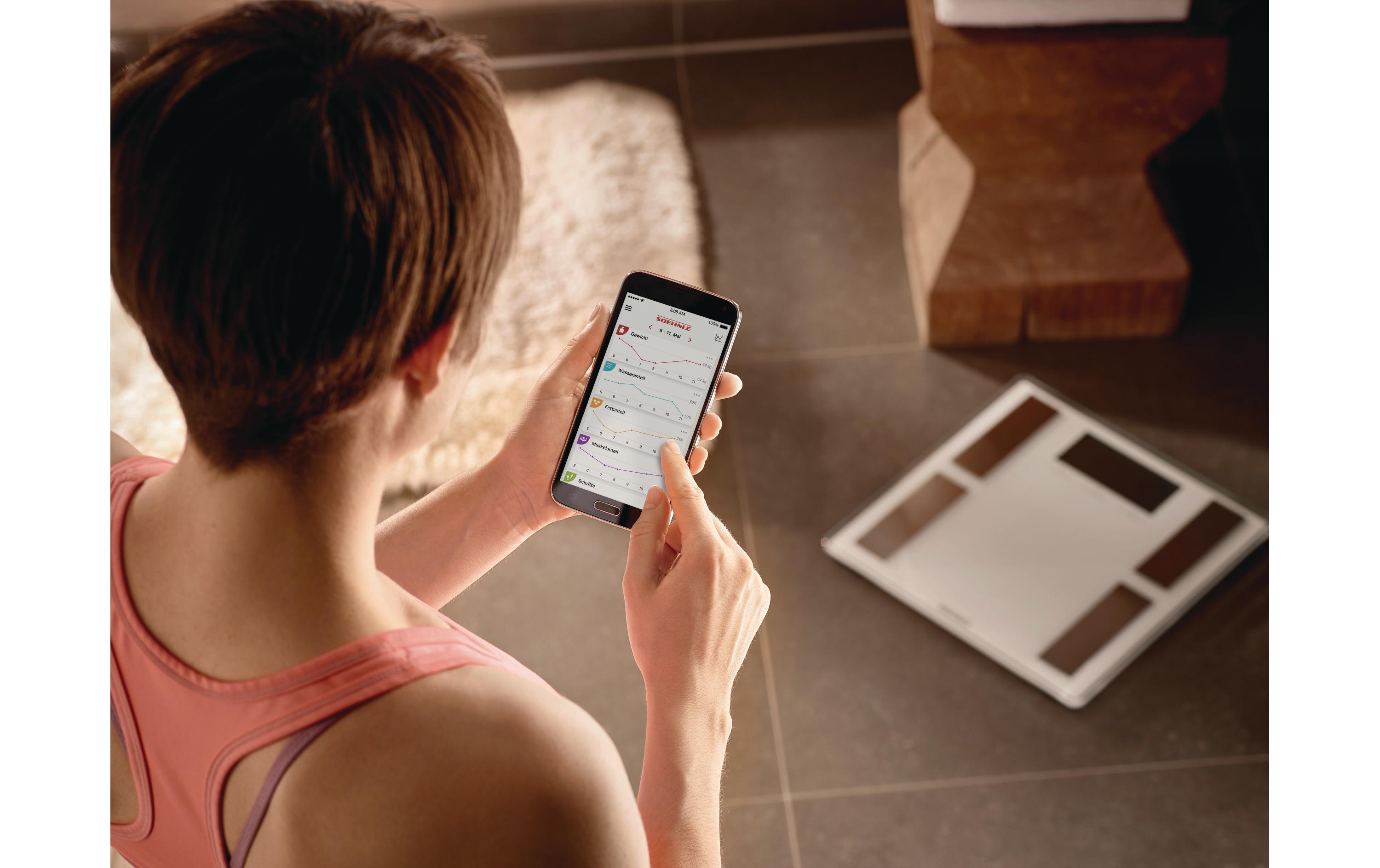 Körperanalysewaage Shape Sense Connect 100 WeissDiagnosewaage