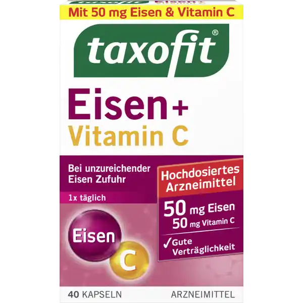 Eisen + Vitamin C Kapseln