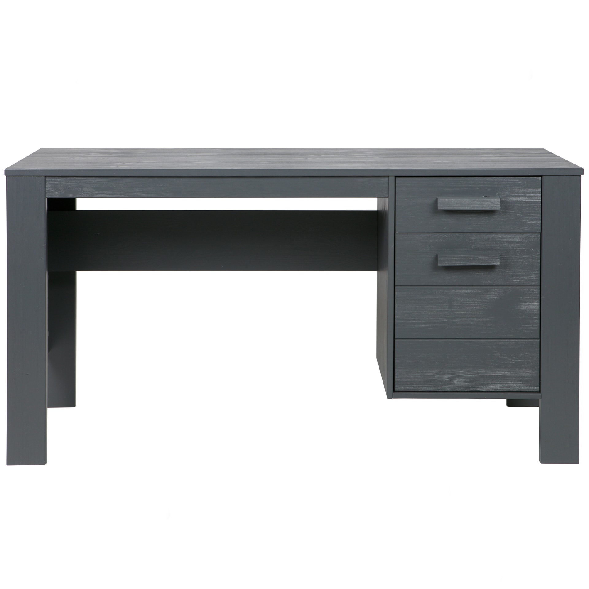 Schreibtisch DENNIS 141 x 74 cm dunkelgrau