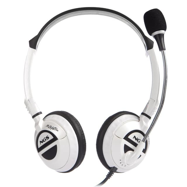 Headset MSX6PRO USB w/vol control mic. Silver