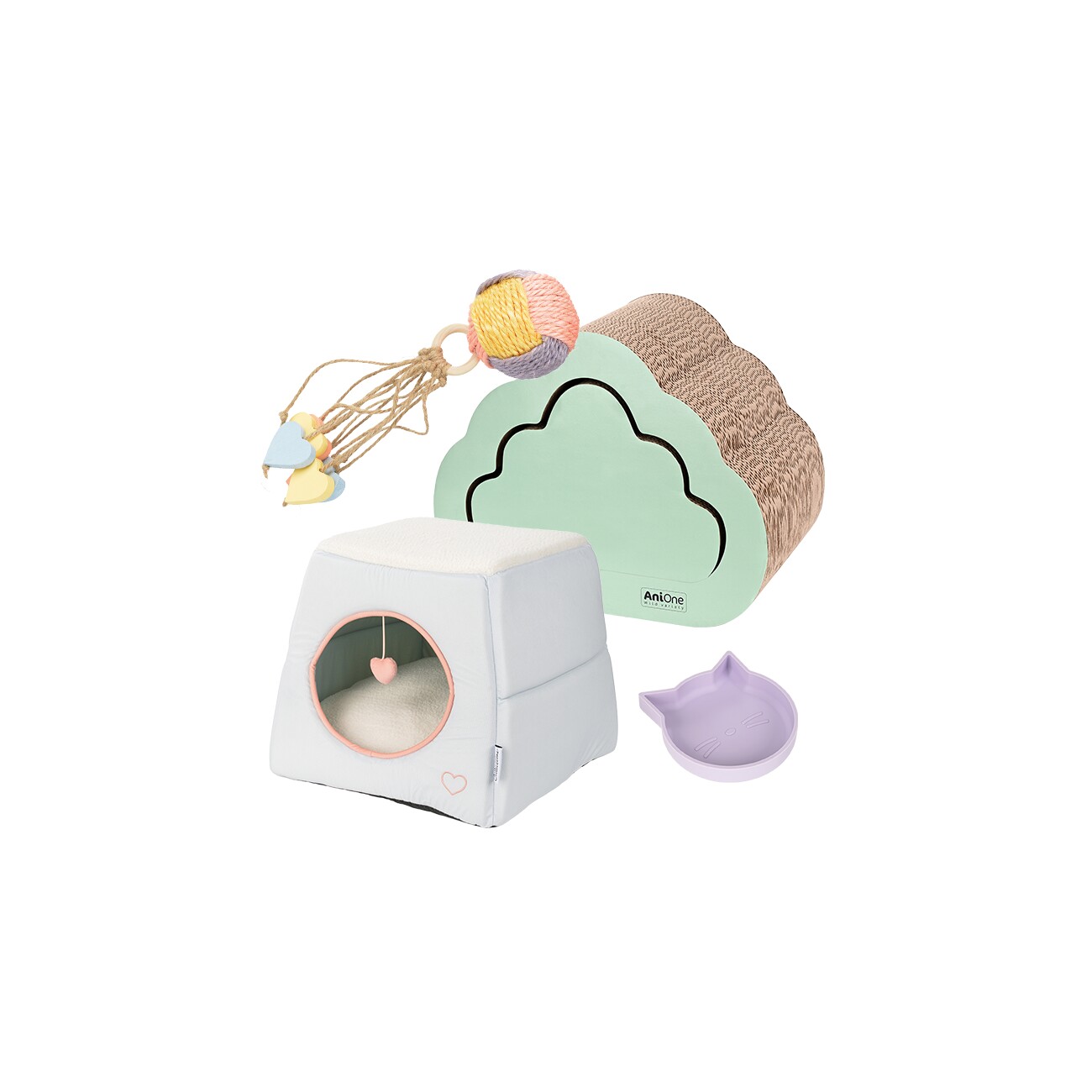 AniOne Pepe & Kitty Starter Kit L blau