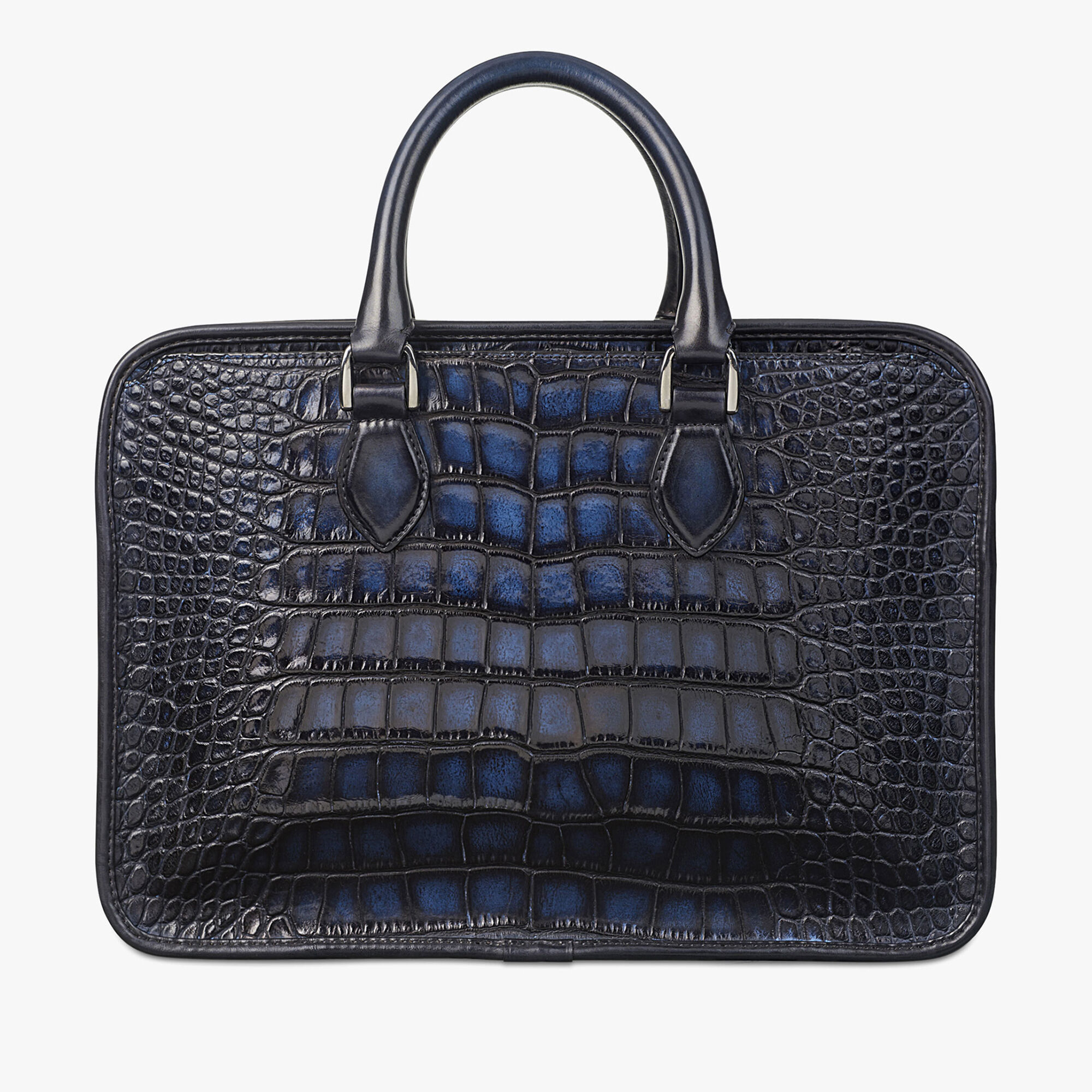 Cartable Un Jour Mini En Cuir d'Alligator