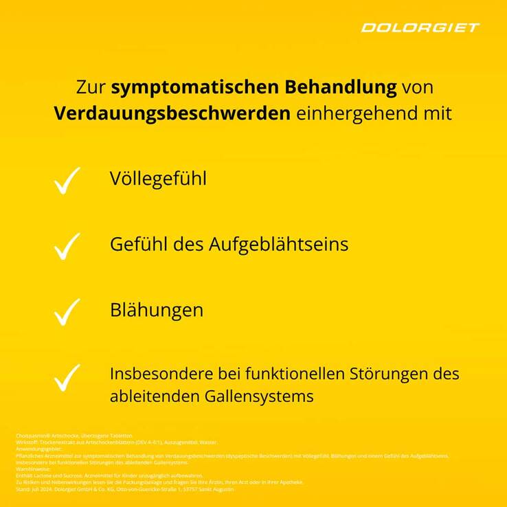 Cholspasmin Artischocke überzogene Tabletten, 100 St