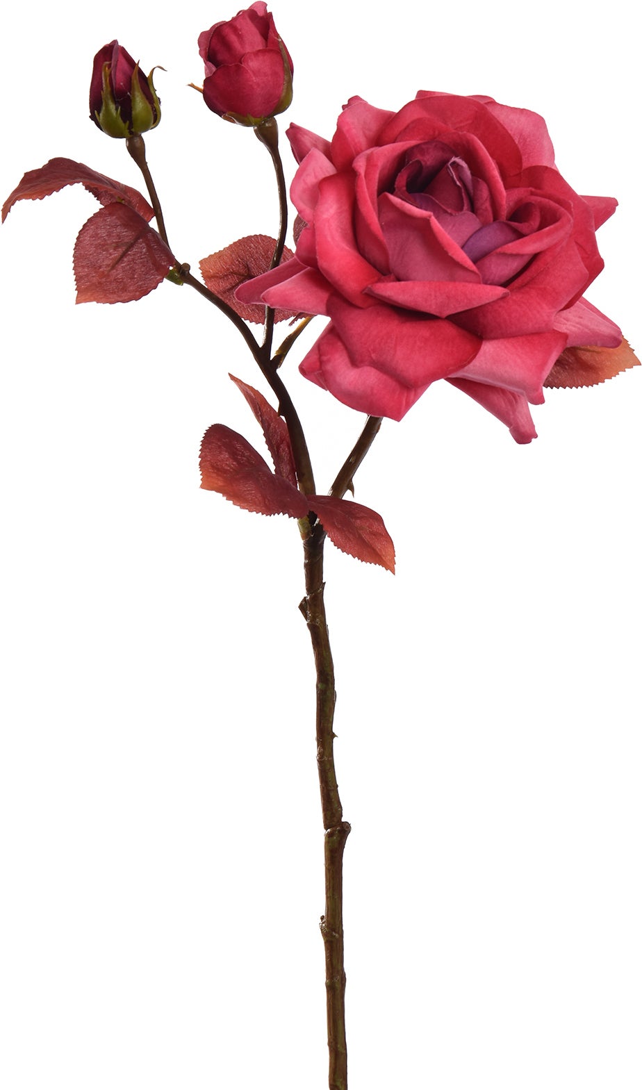 Jasaco PURE kunstbloem Roos paars 60 cm