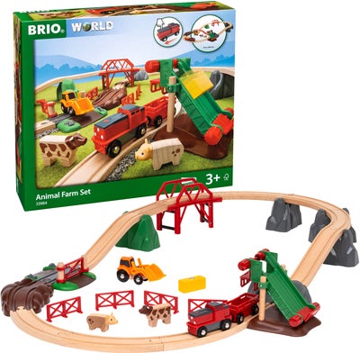 BRIO 33984 Batteridrevet Godstog Bondegård 30 deler
