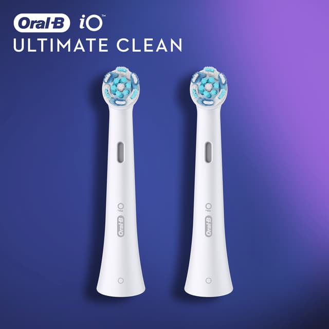 Oral-B iO Ultimate Clean tandbørste refill IOREFILL2WH (hvid)