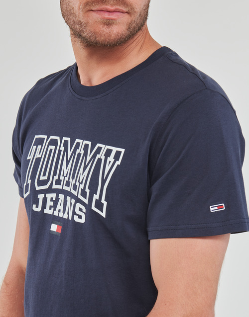 Tommy Jeans - TJM RGLR ENTRY GRAPHIC TEE - Marine