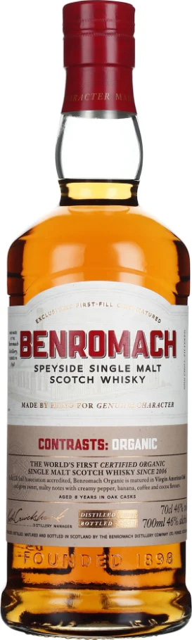 BENROMACH ORGANIC 2013 70CL