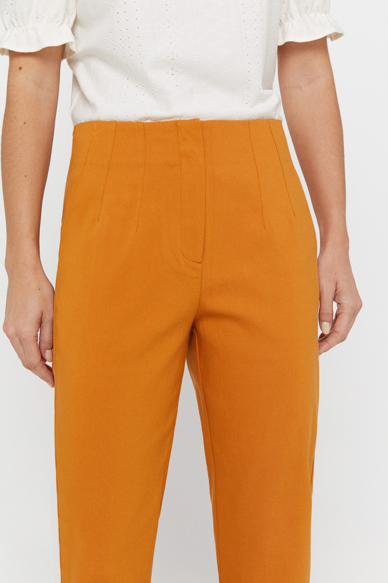 Calça skinny - Laranja