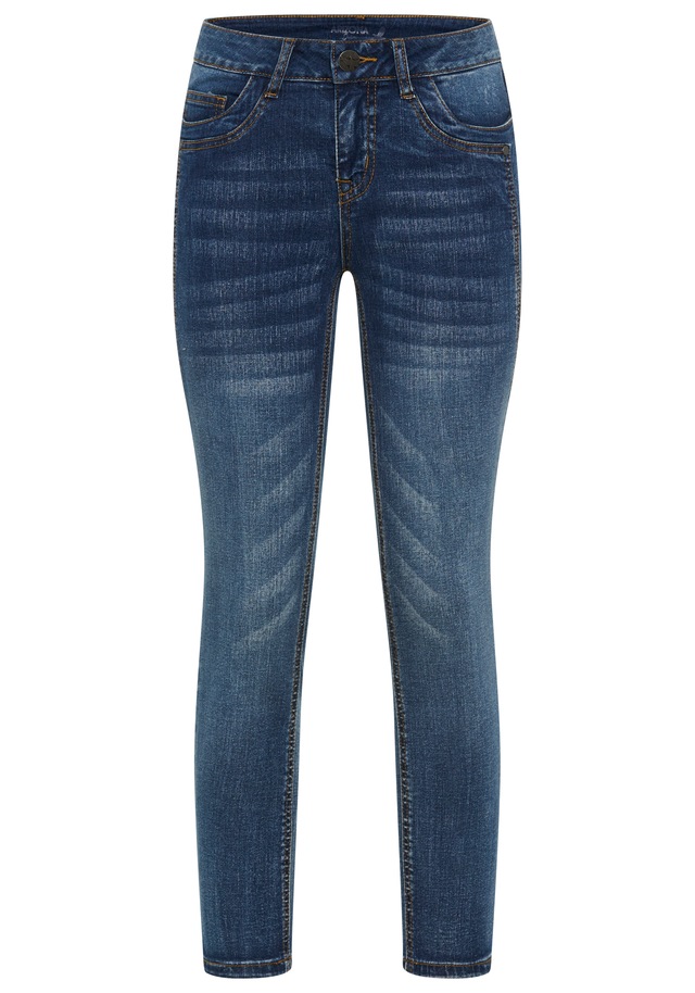Arizona 7/8-Jeans »mit Keileinsätzen«, extra-enger Schnitt,  Used-Look-Waschung,  niedrige Leibhöhe