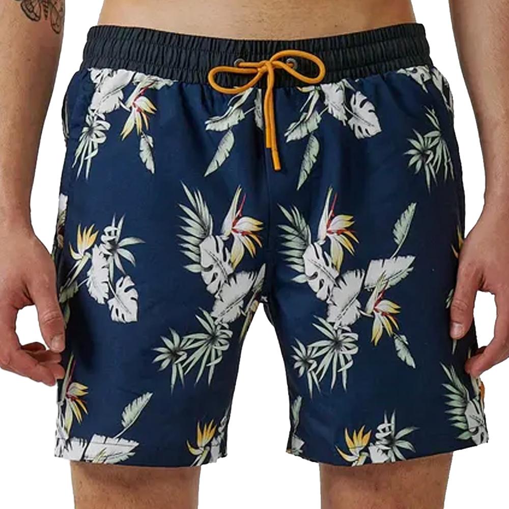 Kaporal Short de bain Marine à Imprimés Homme Kaporal MARTYE