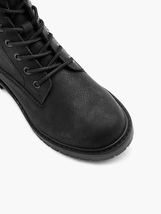 Landrover Schnür-Stiefelette Schwarz