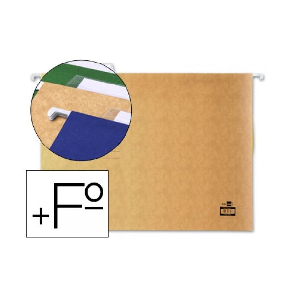 LiderPapel Capas Arquivo Suspenso Folio Prolongado Visor Superior - 26907