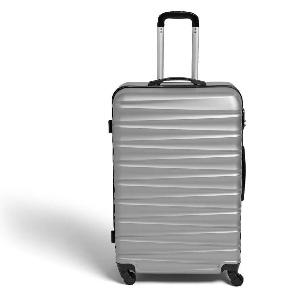Valise cabine 92L plastique ABS noire 51x29xH76cm