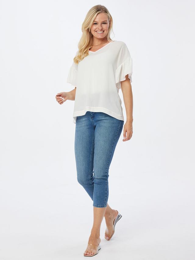 Blusenshirt mit Flügelärmeln